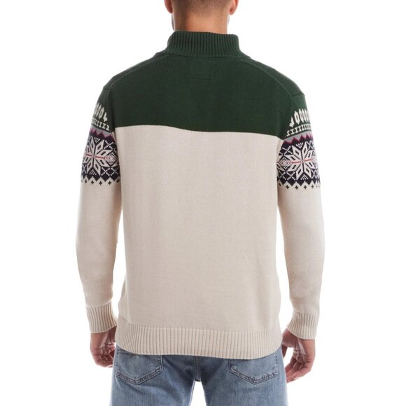 Weatherproof Vintage Men's 1/4 Zip Holiday Sweater Classic Fair - Picture 7 of 7